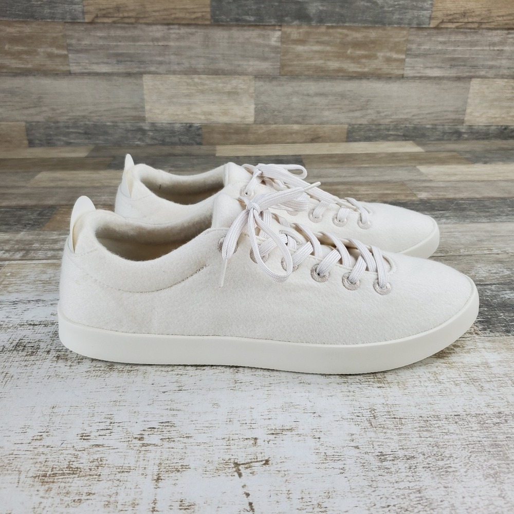 Allbirds Wool Pipers Mens Shoes Sz 14 Natural White Comfort Lace Up Sneakers